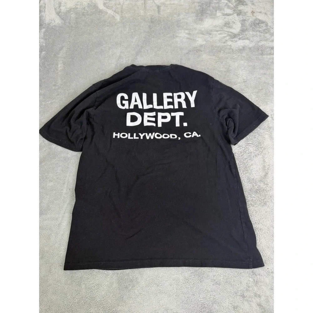 Gallery Dept. Short Sleeve T Shirt Men's Size Medium Black